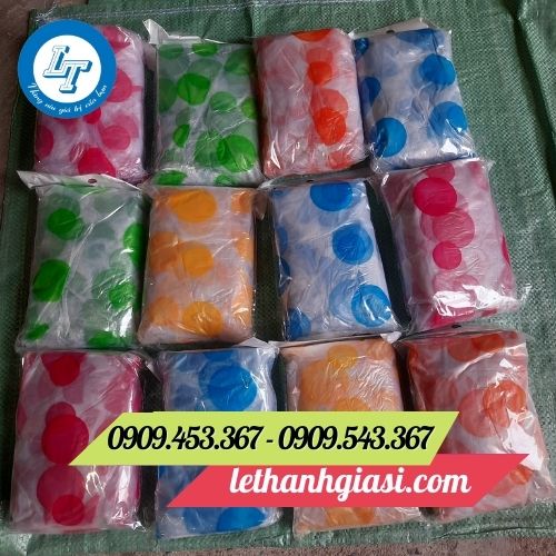 Áo mưa tiện lợi bi lớn Áo mưa tiện lợi bi lớn
