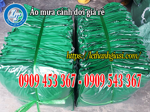 Áo mưa cánh dơi giá rẻ tại Lê Thanh Áo mưa cánh dơi