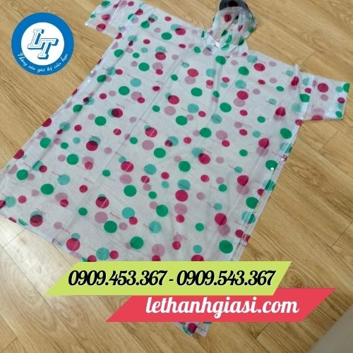 Áo mưa cánh dơi chấm bi Áo mưa cánh dơi chấm bi