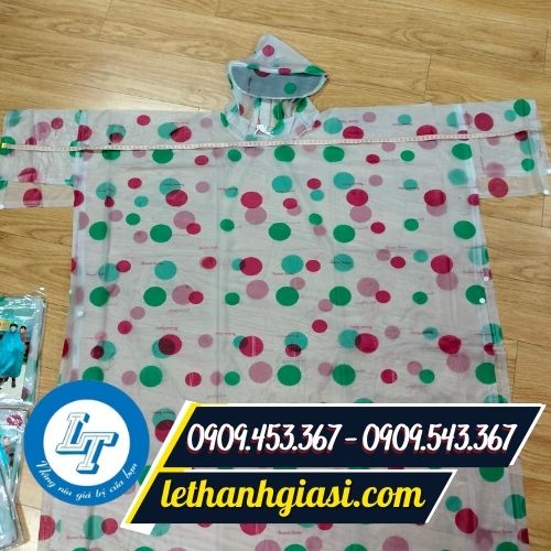 Áo mưa cánh dơi chấm bi Áo mưa cánh dơi chấm bi