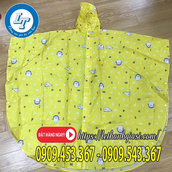 Áo mưa cánh dơi trẻ em Áo mưa cánh dơi trẻ em
