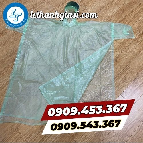 Áo mưa cánh dơi xanh trong Áo mưa cánh dơi xanh trong