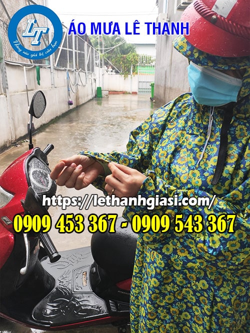 Áo mưa không xẻ tà kiểu dáng đẹp Áo mưa cánh dơi