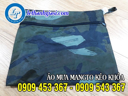 Áo mưa măng tô đóng gói gọn gàng, lịch sự Áo mưa măng tô