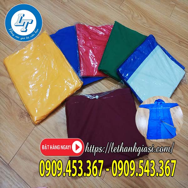 Áo mưa măng tô nhiều màu Áo mưa măng tô nhiều màu