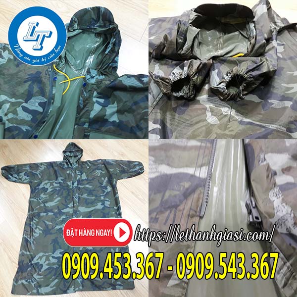 Áo mưa măng tô răn ri Áo mưa măng tô răn ri