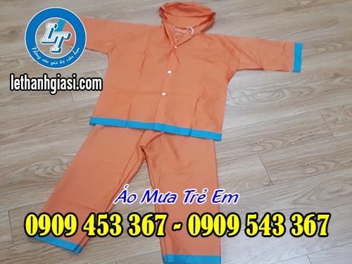 Áo mưa trẻ em giá tốt tại Lê Thanh Áo mưa trẻ em