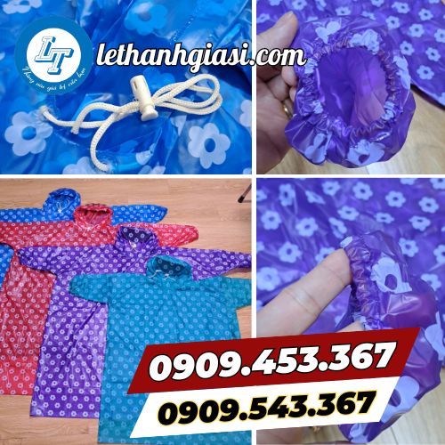 Áo mưa trẻ em kiêu chui đầu Áo mưa chui đầu