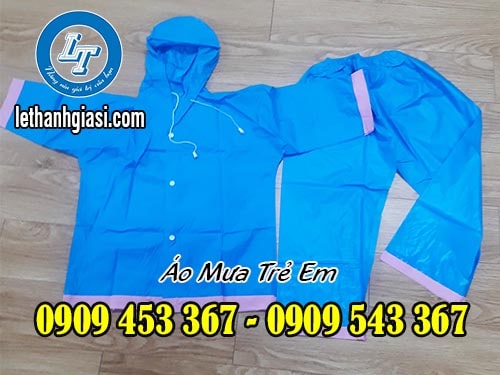 Áo mưa trẻ em chất lượng, uy tín, giá rẻ Áo mưa trẻ em