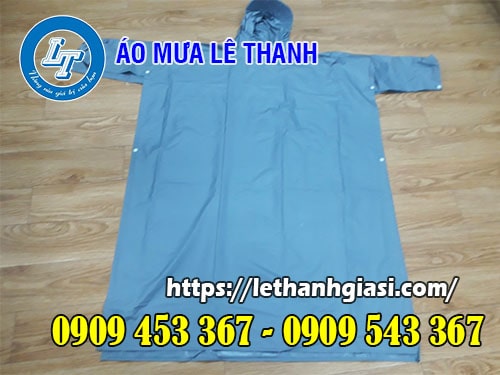 Áo mưa cánh dơi vải dù màu xám giá rẻ Áo mưa cánh dơi vải dù