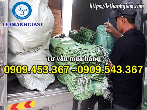 xuất kho bao tải dứa cho khách sỉ xuất kho bao tải dứa cho khách sỉ