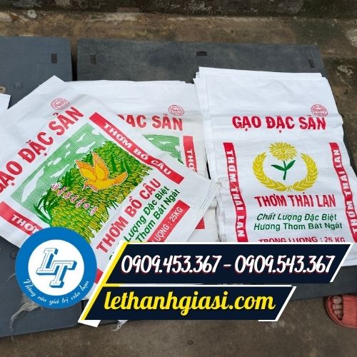 Bao đựng gạo in sẵn giá rẻ