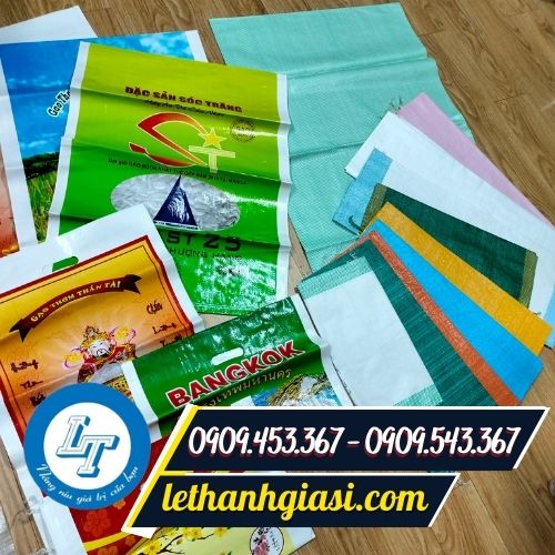 Bao đựng gạo in sẵn nhiều mẫu Bao đựng gạo in sẵn nhiều mẫu