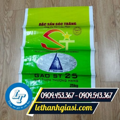 Bao đựng gạo in sẵn giá rẻ