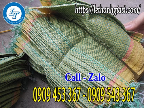 Bao đựng gạo 10kg chân đáy chắc chắn Bao đựng gạo 10kg