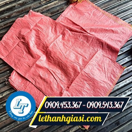 Bao tải dứa đỏ 60x90cm Bao tải dứa đỏ 60x90cm