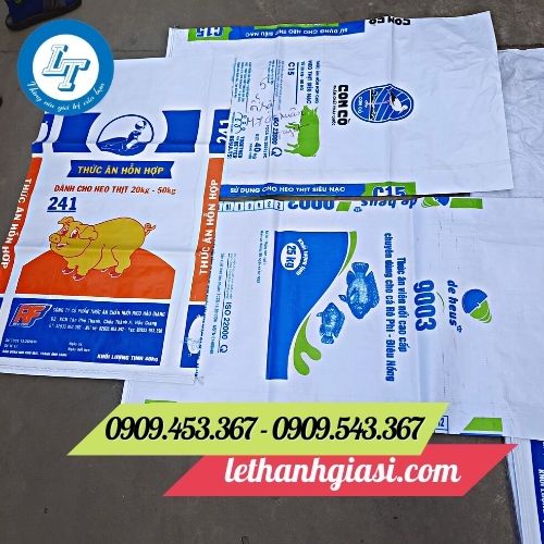 Bao tải cám cò cũ giá rẻ Bao tải cám cò cũ giá rẻ