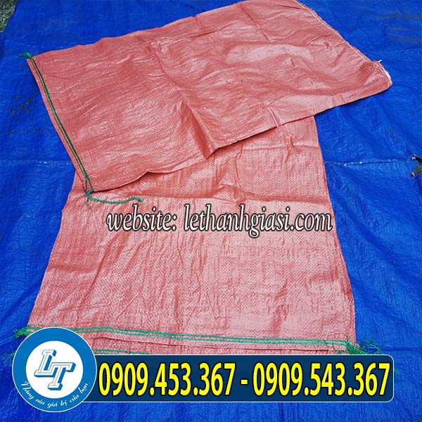 Bao tải dứa màu đỏ giá sỉ Bao tải dứa màu đỏ giá sỉ