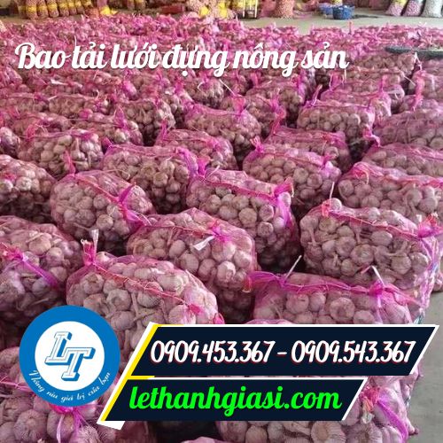 Bao tải lưới đựng tỏi Bao tải lưới đựng tỏi