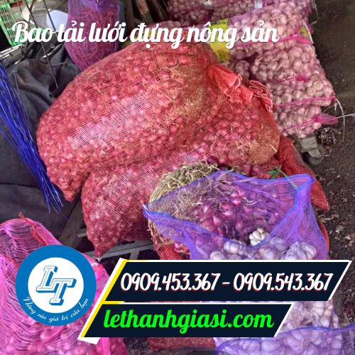 Bao tải lưới đựng nông sản
