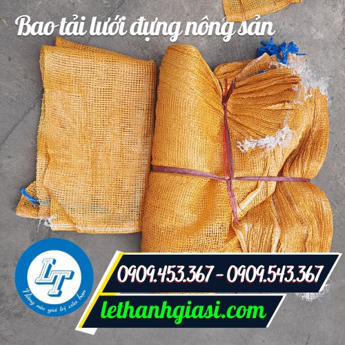 Bao tải lưới đựng nông sản