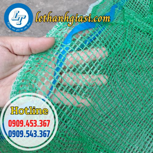 bao tải lưới màu xanh bao tải lưới màu xanh