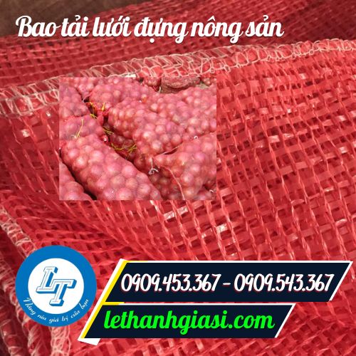 Bao tải lưới màu đỏ Bao tải lưới màu đỏ