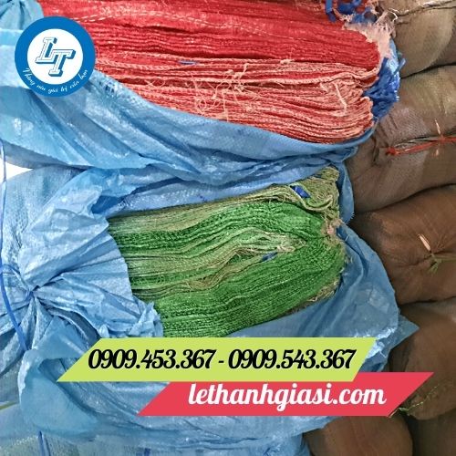 Bao tải lưới leno nhiều màu Bao tải lưới leno nhiều màu