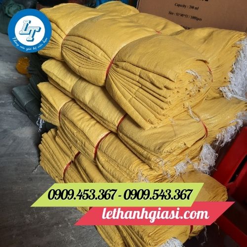 Bao tải màu vàng Bao tải màu vàng