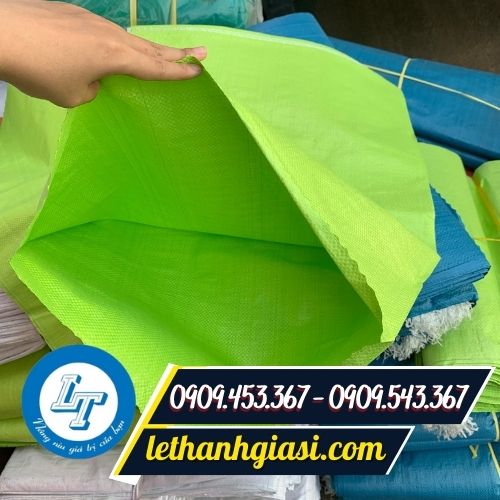 Bao tải dứa màu xanh lá chuối Bao tải dứa màu xanh lá chuối