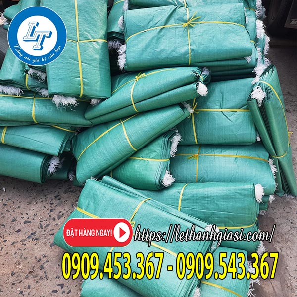 Bao tải màu xanh giá sỉ tại kho Bao tải màu xanh giá sỉ tại kho