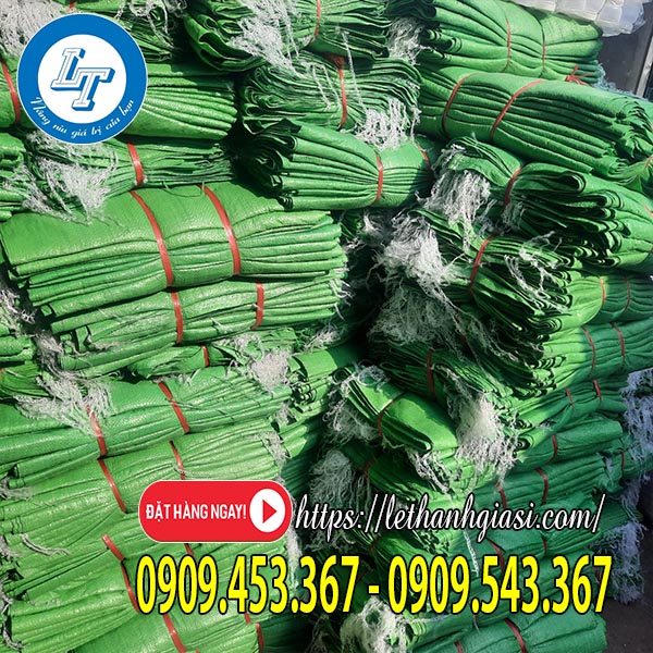 Bao tải màu xanh giá sỉ tại kho Bao tải màu xanh giá sỉ tại kho