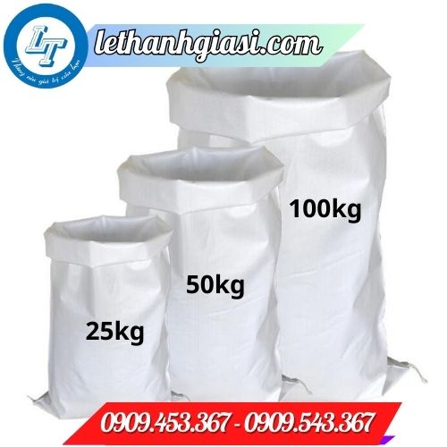 bao tải trắng loại 25kg 50kg 100kg bao tải trắng loại 25kg 50kg 100kg