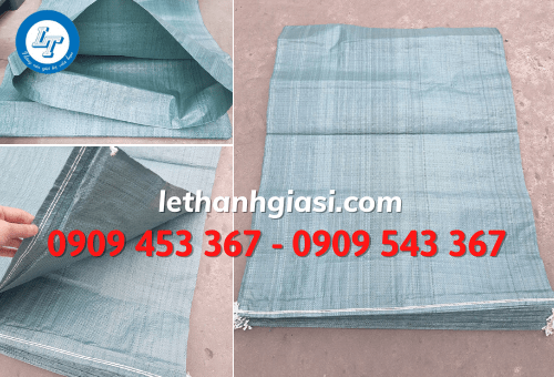 Bao tải dứa màu xanh 90x120cm Bao tải dứa màu xanh 90x120cm