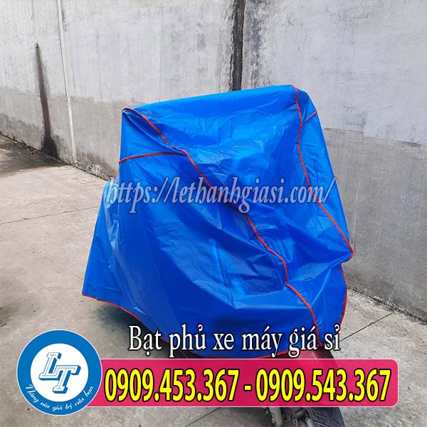 Bạt phủ xe máy đường may chắc chắn, chất lượng Bạt phủ xe máy đường may chắc chắn