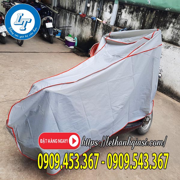 Bạt trùm xe màu ghi Bạt trùm xe màu ghi
