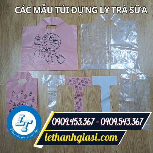 Các mẫu túi đựng ly trà sữa Các mẫu túi đựng ly trà sữa
