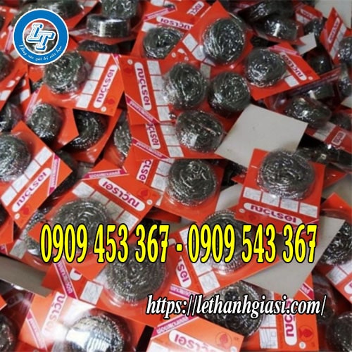 Miếng cước sắt chà nồi giá sỉ rẻ TPHCM Miếng cước sắt chà nồi