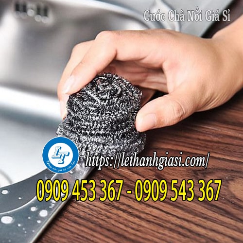 Cước bùi nhùi đánh bay mọi vết bẩn Cước bùi nhùi