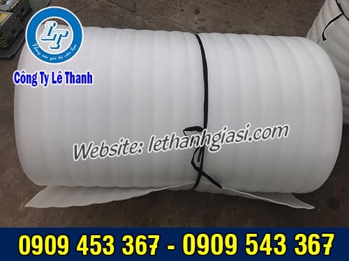 Cuộn xốp foam màu trắng độ dày 0,5ly tại Lê Thanh Cuộn xốp foam