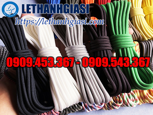 Dây dù tròn nhiều màu giá rẻ Dây dù tròn nhiều màu giá rẻ