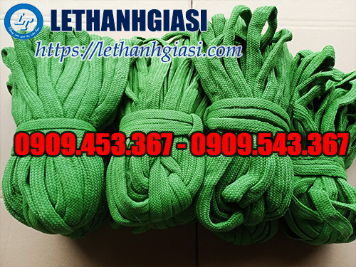 Dây dù dẹt màu xanh lá Dây dù dẹt màu xanh lá