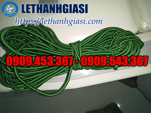 Dây dù tròn 6li màu xanh lá Dây dù tròn 6li màu xanh lá