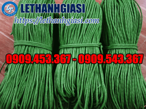 Dây dù tròn 4li màu xanh lá Dây dù tròn 4li màu xanh lá