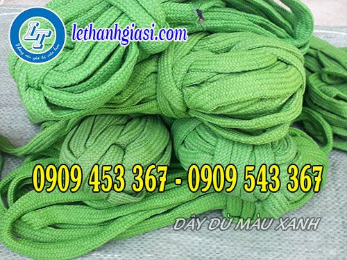 Dây dù màu xanh giá rẻ Dây dù màu xanh