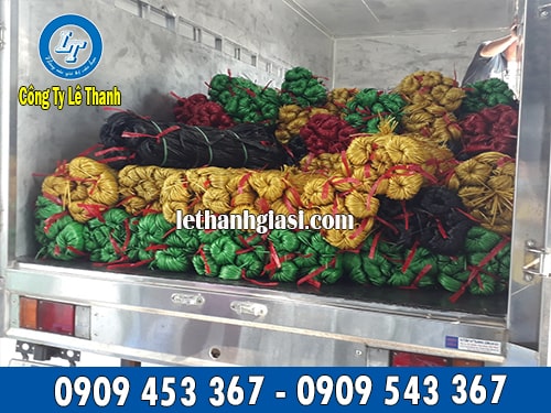 Giao hàng dây nilon kẽm màu cho khách sỉ Dây nilon kẽm màu