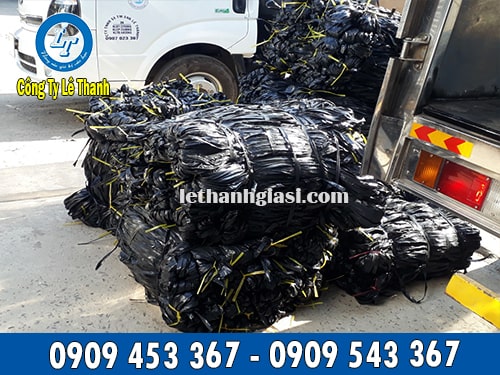 Lên hàng dây nilon kẽm đen bóng cho khách Bình Dương Dây nilon kẽm màu