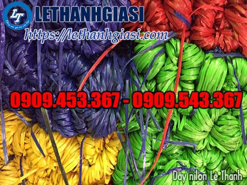 Dây nilon kẽm nhiều màu Dây nilon kẽm nhiều màu