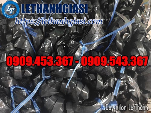 Dây nilon kẽm khô màu đen  Dây nilon kẽm khô màu đen