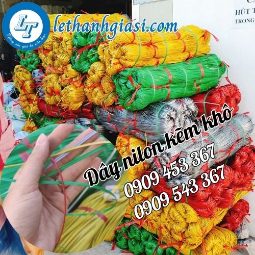 dây nilon kẽm cứng khô dây nilon kẽm cứng khô